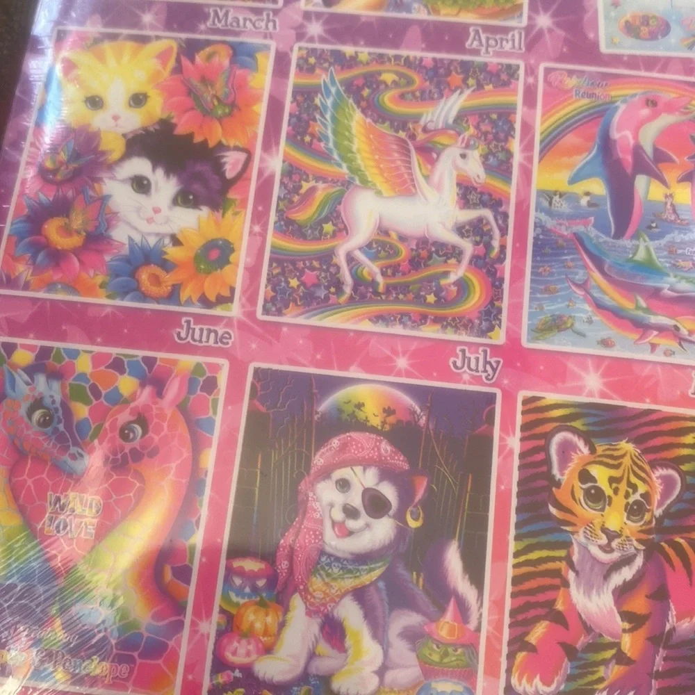 Sealed 2019 lisa Frank calendar